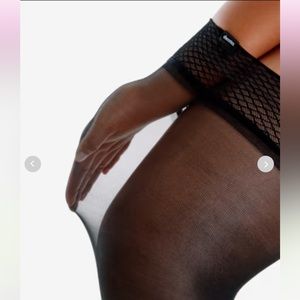 Sheertex Backseam Sheer Rip-Resist Thigh-High Tights